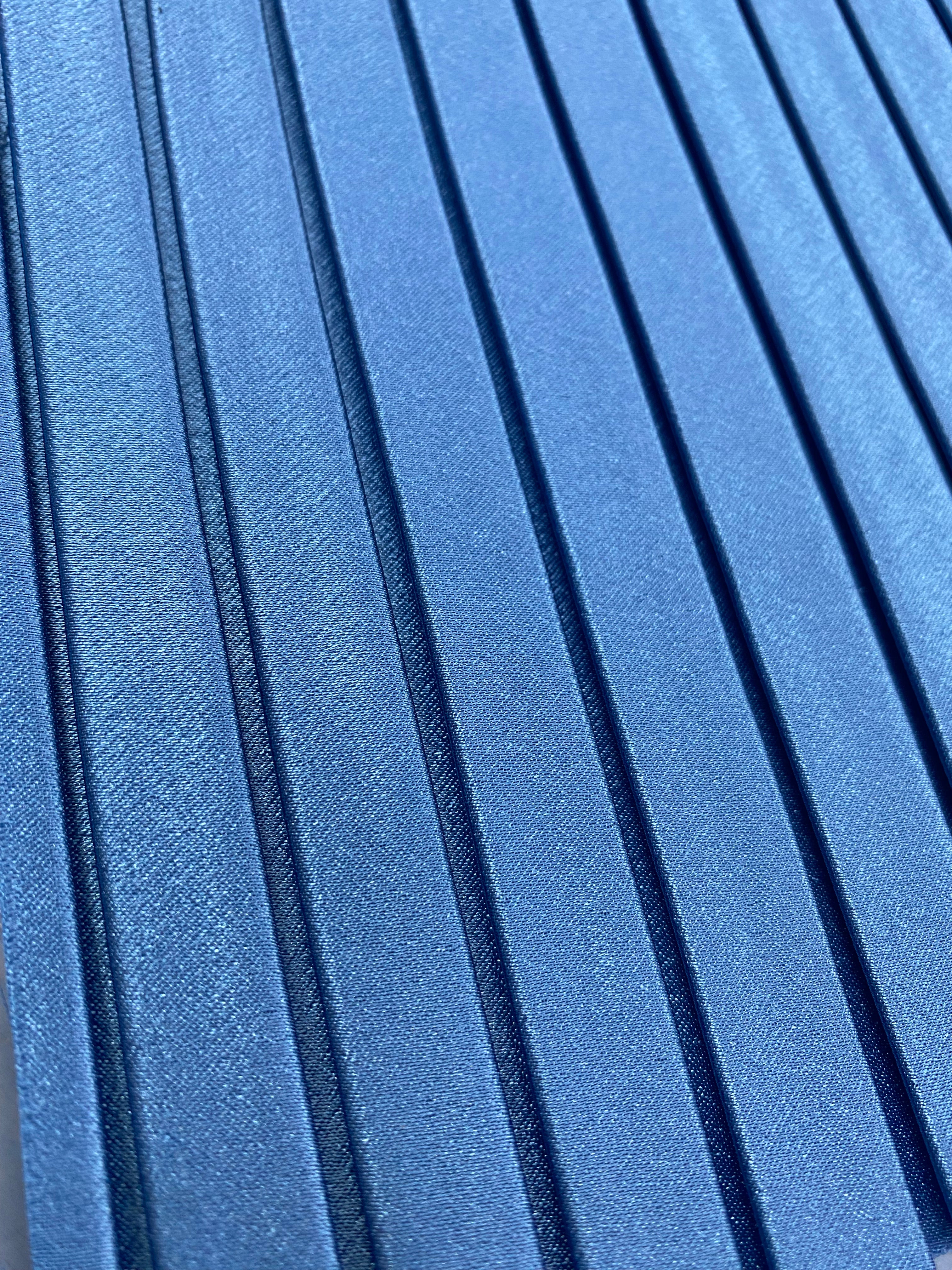 machine pleated box pleats