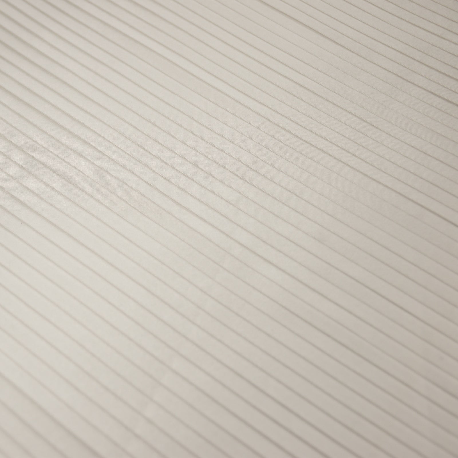 side pleated white polyester charmeuse