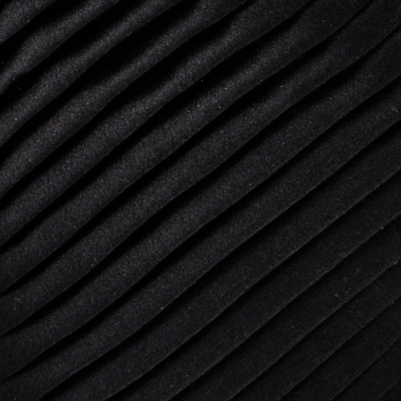 Two Tone Pleated Charmeuse Cheeky Mask